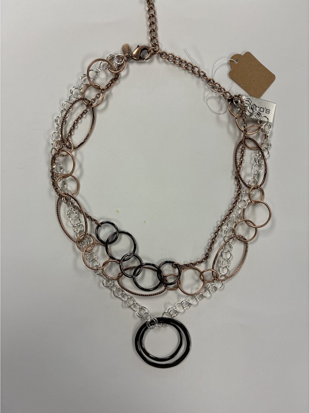 NWT Chico's Multi metal Orante Chain Necklace